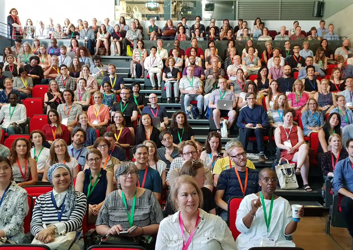 Participants during the Digital Humanities Summer School listening intently