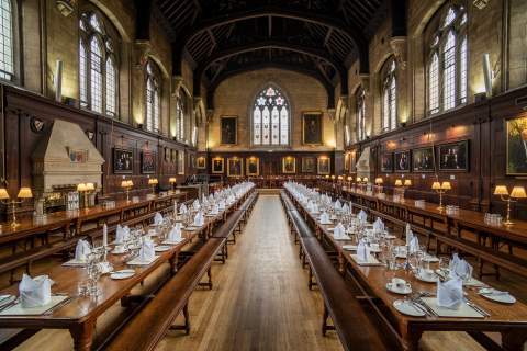 Balliol College Oxford dining hall
