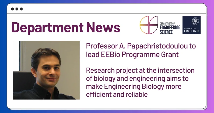 Research project at the intersection of biology and engineering aims to make Engineering Biology more efficient and reliable