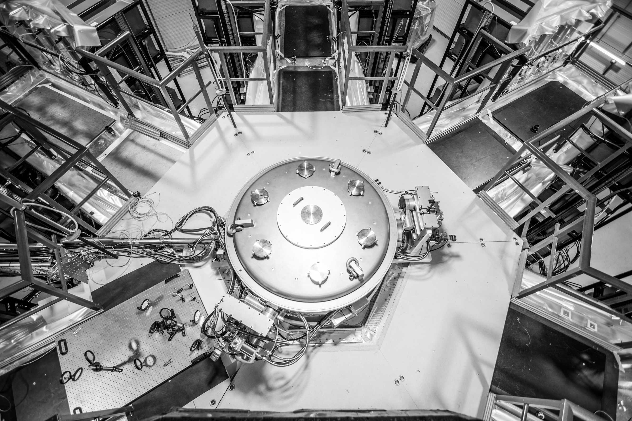 Machine 3, the world's largest device researching inertial fusion energy, at Department spinout First Light Fusion
