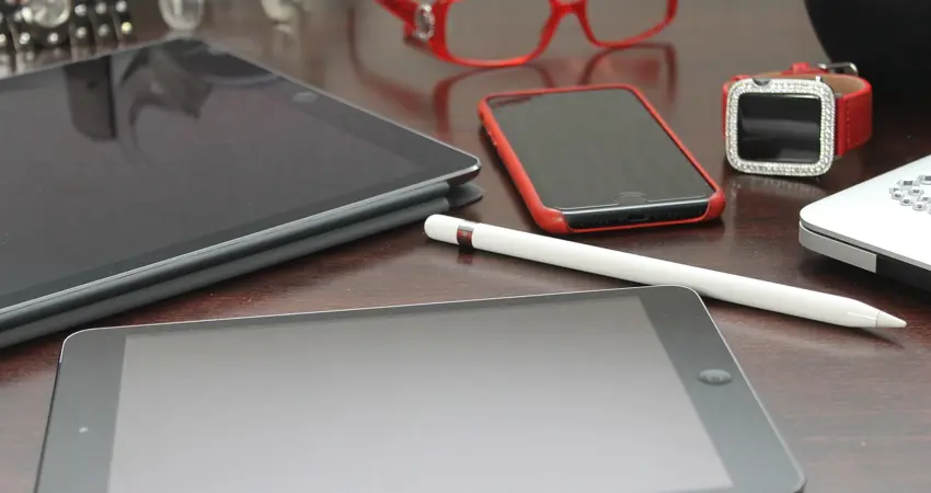 Stock image of office equipment