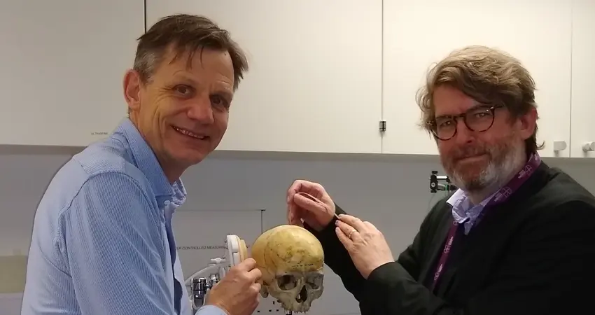 Professors Robin Cleveland (left) and Tim Denison