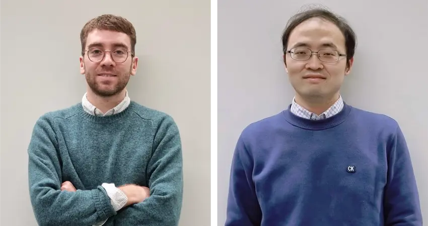 (L-R) Dr Andrew P. Creagh & Dr Lei Lu