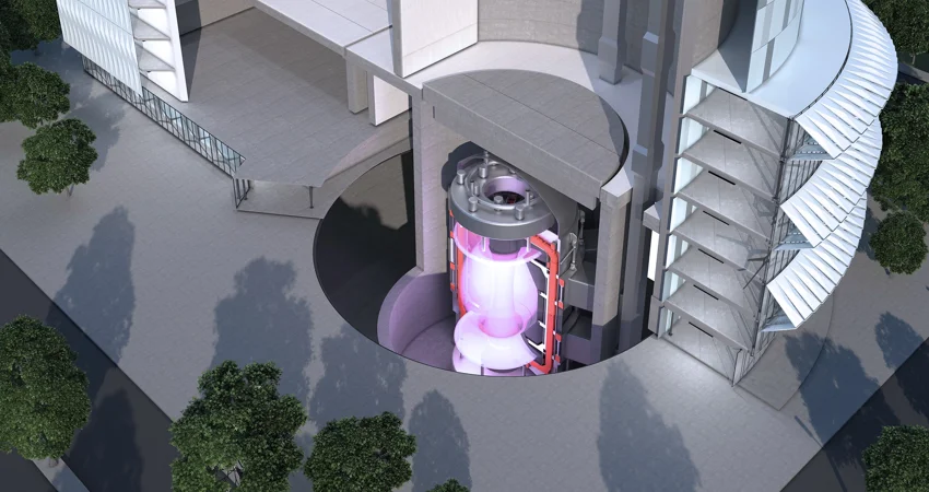 Artist's impression of Prototype Fusion Reactor