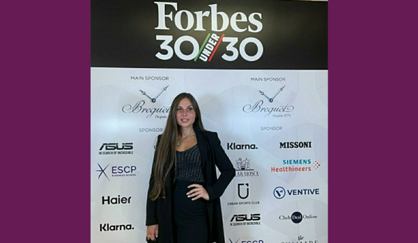 Engineering alumna Dr Selena Milanovic listed in Forbes Italia Under 30 in Science category