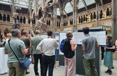 Poster session at Natural History Museum