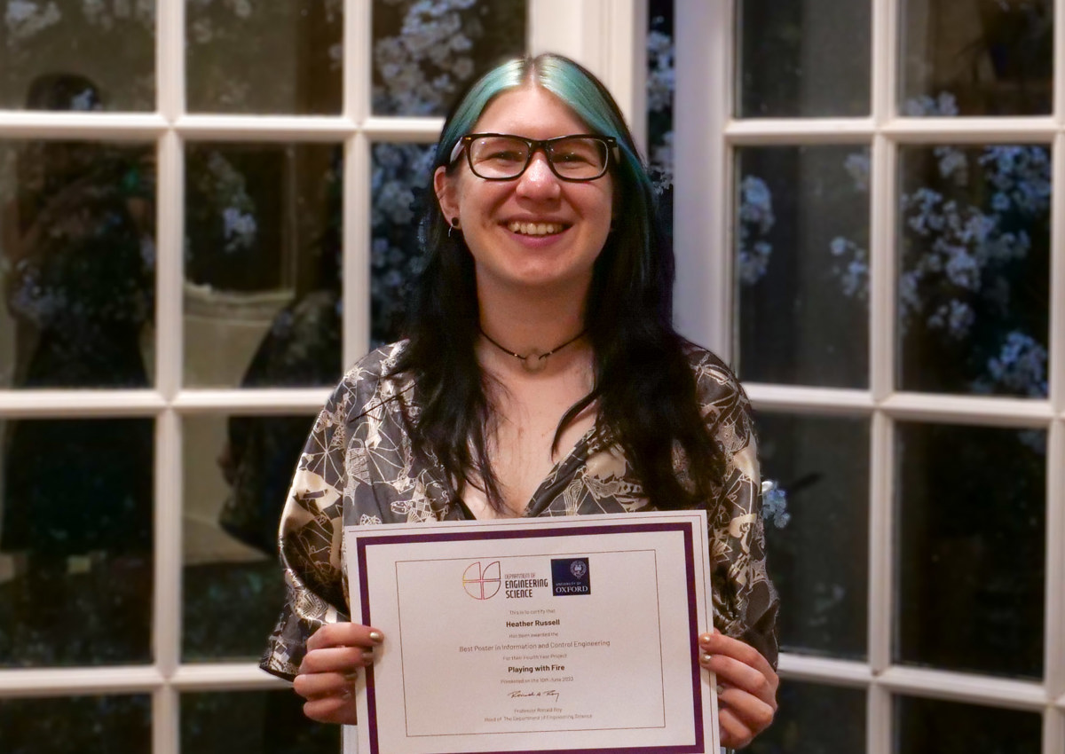 Prizes awarded for the best 4YP Undergraduate Project Posters