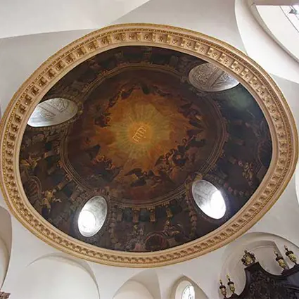 The dome of St Mary Abchurch, Abchurch Lane, London EC4