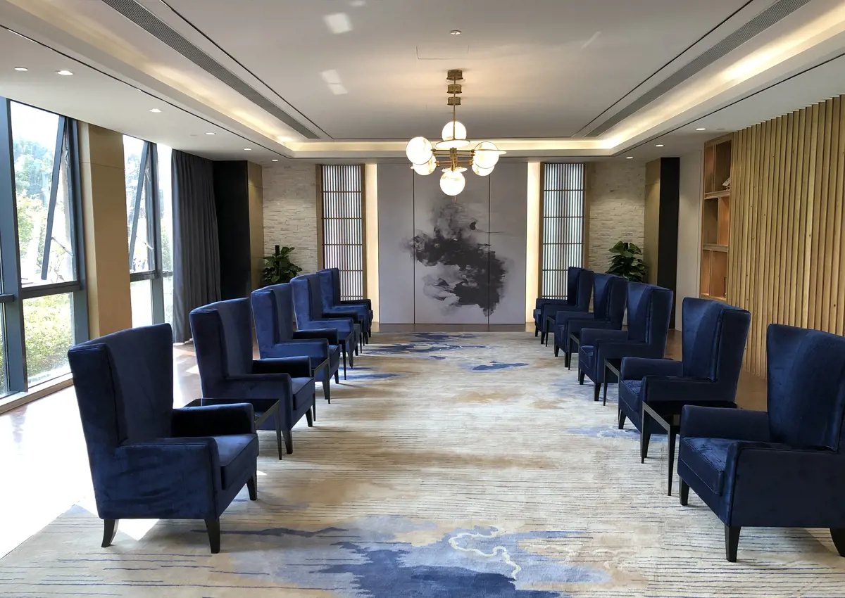 A room inside the Oxford-Suzhou Centre for Advanced Research, known as OSCAR,  in Suzhou Industrial Park (SIP) in eastern China