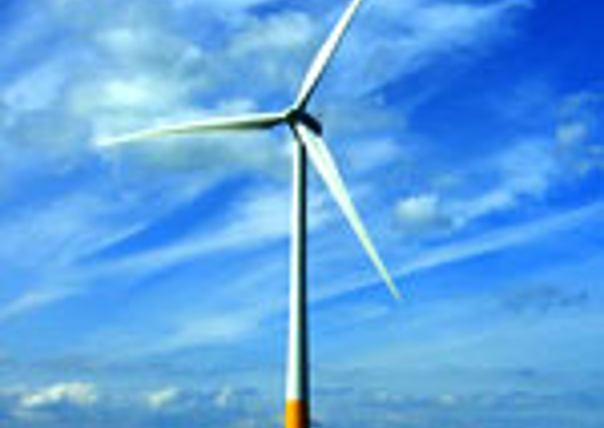 A single wind turbine