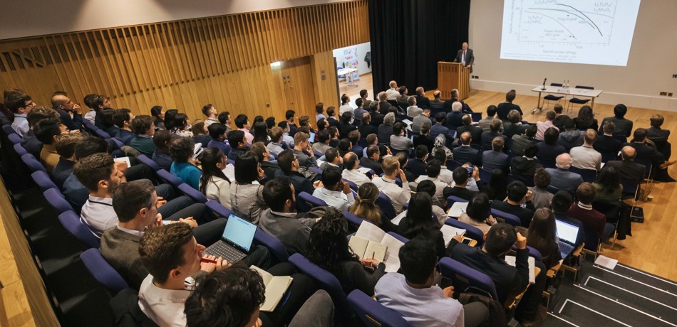 Delegates at the Oxford Battery Modelling Symposium 2019, Pembroke College