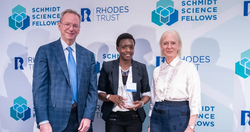Gladys Ngetich collects award as 2019 Schmidt Science Fellow