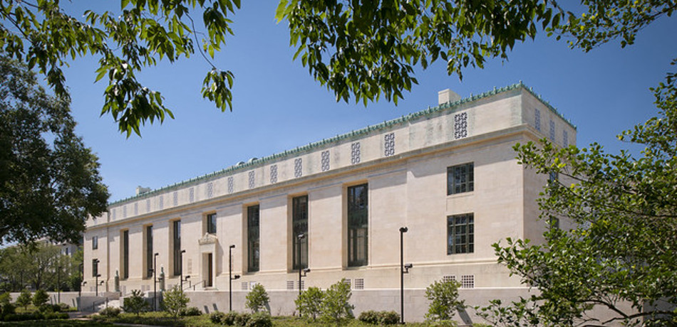 National Academy of Sciences building, located in Washington, D.C., photo by Maxwell MacKenzie