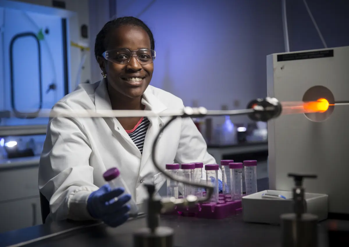 DPhil student Naomi Mburu