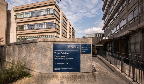 Entrance of the Department of Engineering Science's Thom Building