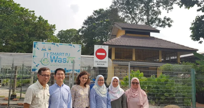 Site visit to the food waste recycling facility at Petaling Jaya 