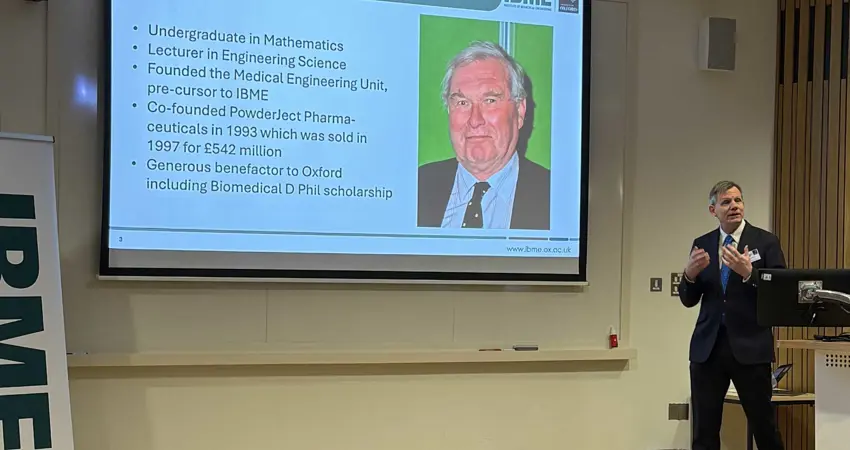 Ibme IBME Bellhouse BioEngenuity Keynote Lecture 2025, University of Oxford