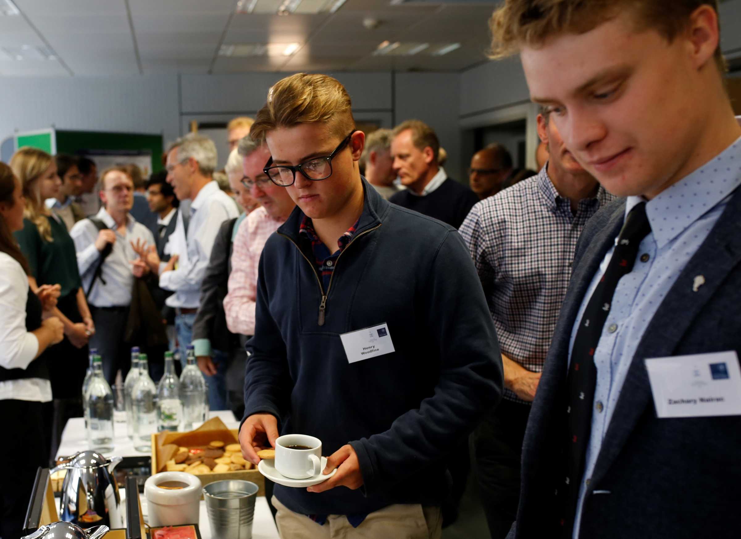 Participants during refreshment break at Alumni Weekend 2017
