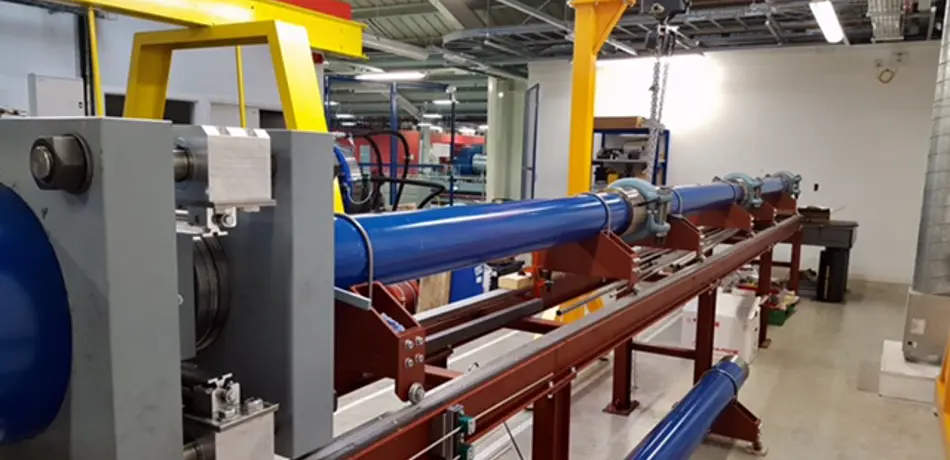 Large metal cylinders