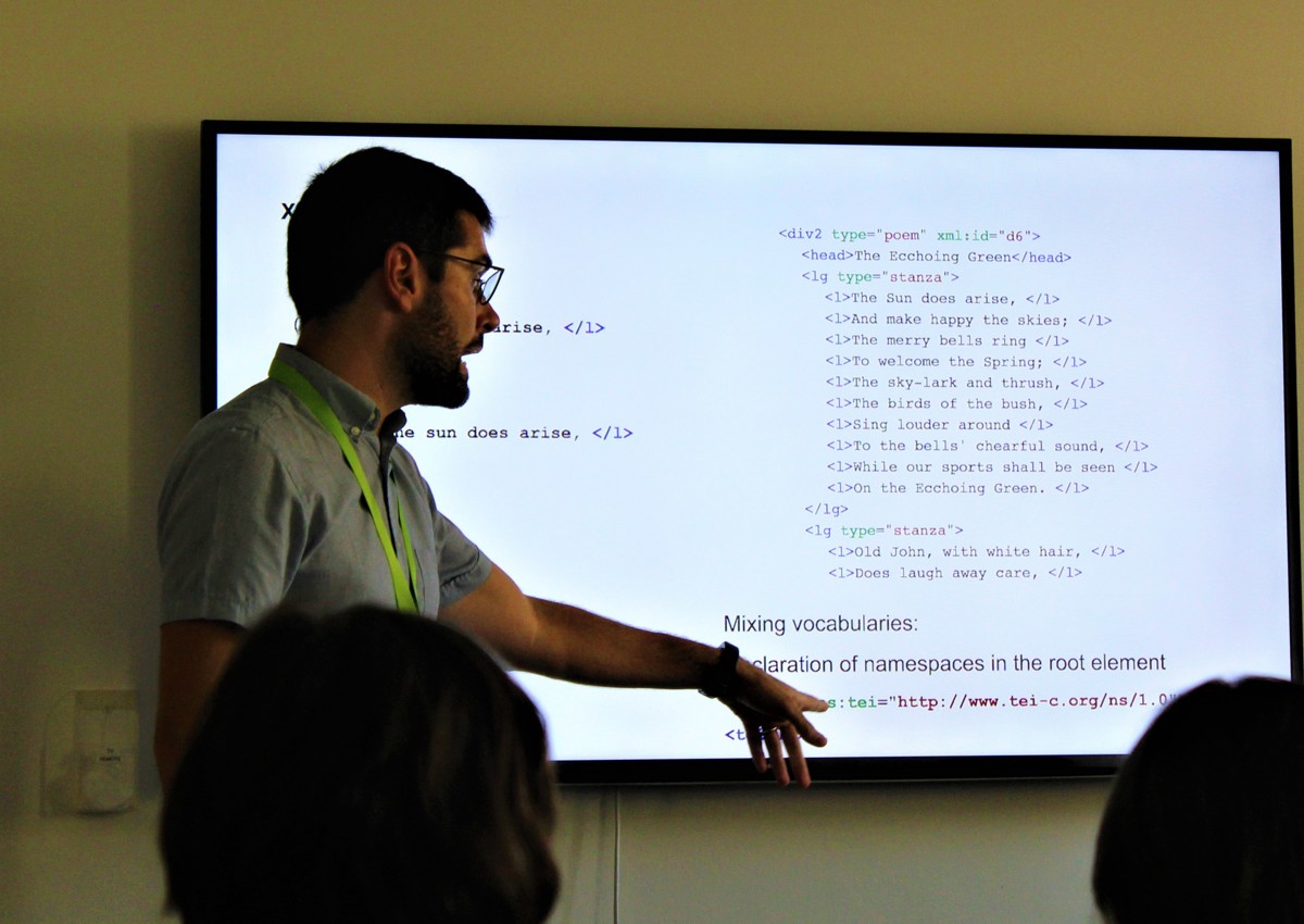 Workshop during Digital Humanities Summer School