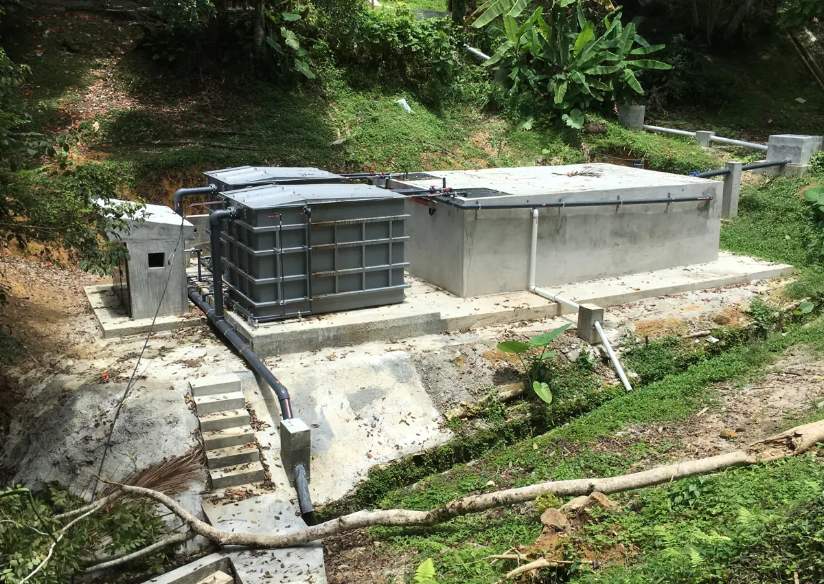 Penang Hill wastewater treatment facility, Malaysia