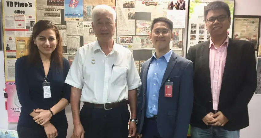 Dr Eleni Iacovidou (Brunel University London), YB Phee Boon Poh (Penang Green Council), Dr Kok Siew Ng (University of Oxford), Mr Tze Howe Ooi (HEYA)