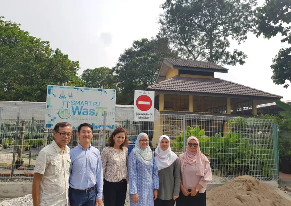Site visit to the food waste recycling facility at Petaling Jaya