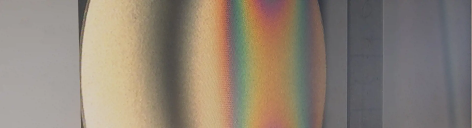 Optical rainbow effect