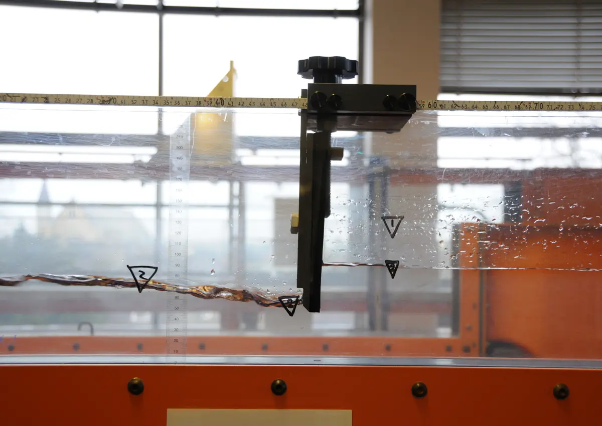 Water levels in a lab