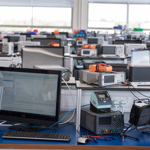 Laboratory with computers and electrical machines