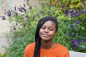 Young woman smiling