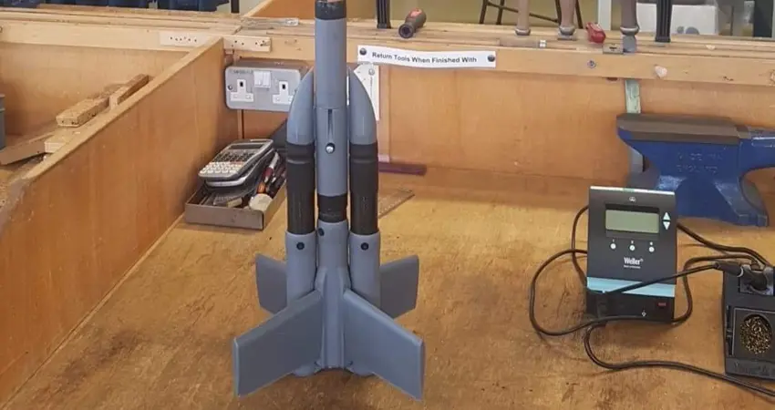 Soyuz rocket design for the National Rocketry Championships in 2019