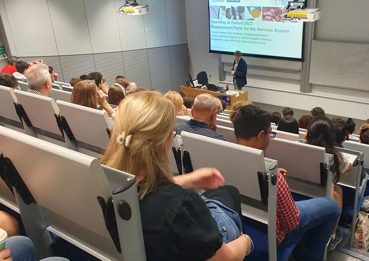 Students in lecture theatre