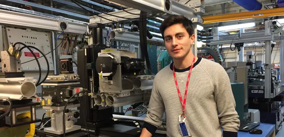 Lead author Dr Enrico Salvati in his lab