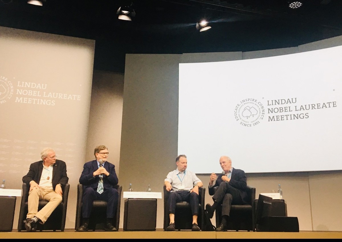 Panel discussion with Nobel Laureates Professor Brian Schmidt, Professor George Smoot, Professor Adam Riess and Professor David Gross