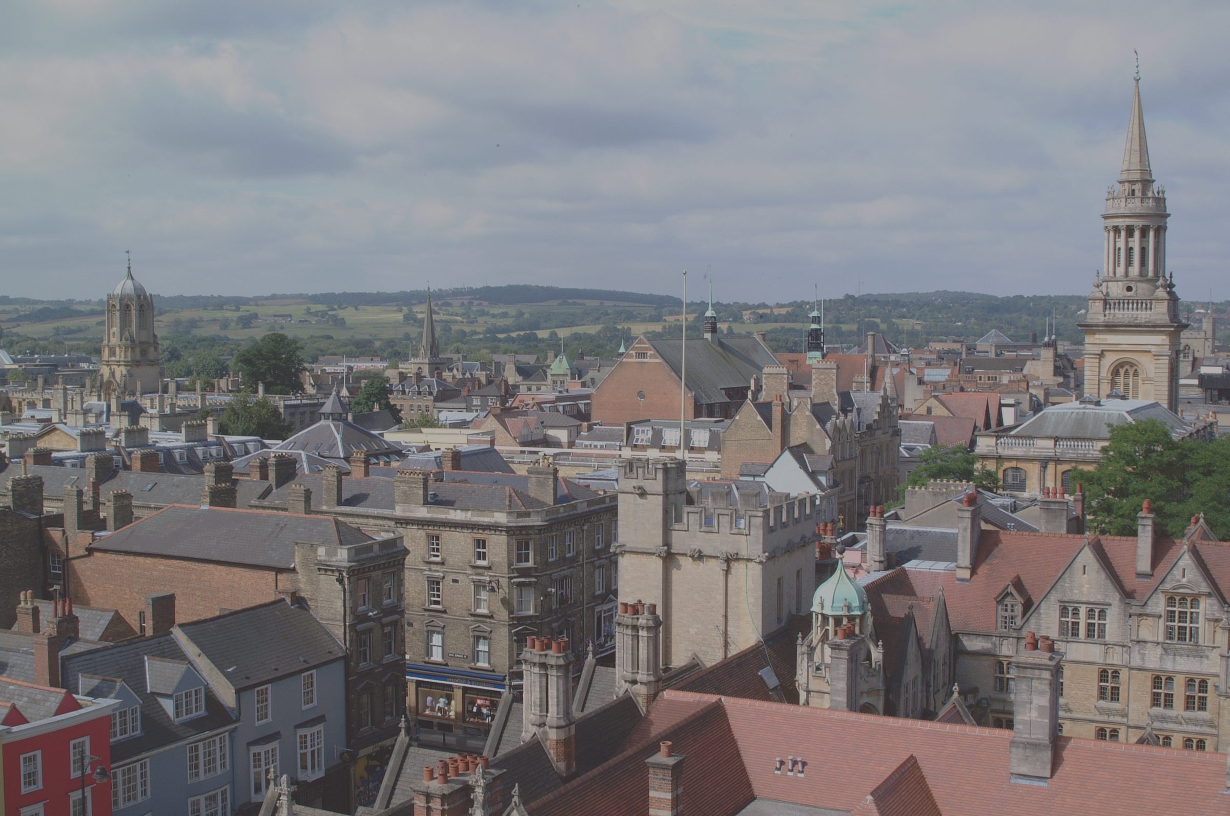 Oxford skyline and Oxfordshire countryside