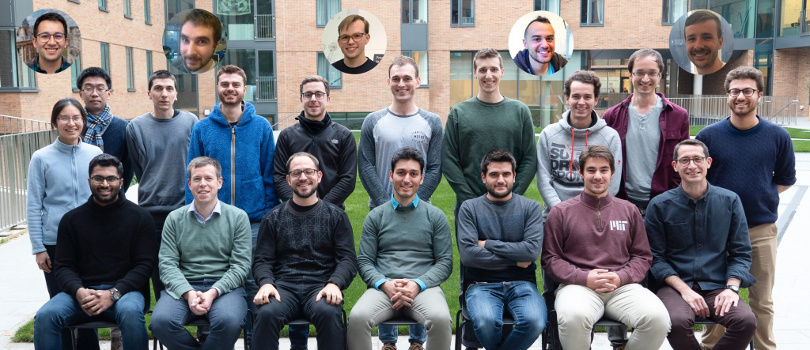 Group photo of researchers in Dynamic Robot Systems group
