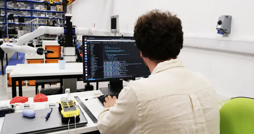 Researcher at work at the Oxford Robotics Institute © University of Oxford Images