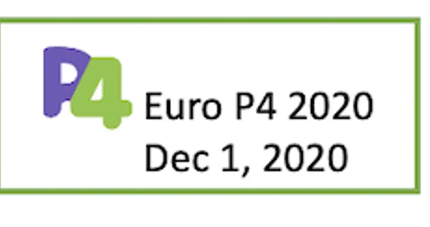 P4 logo, and text "Euro P4 2020, Dec 1 2020"