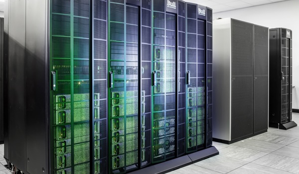 JADE supercomputer stack in computer room