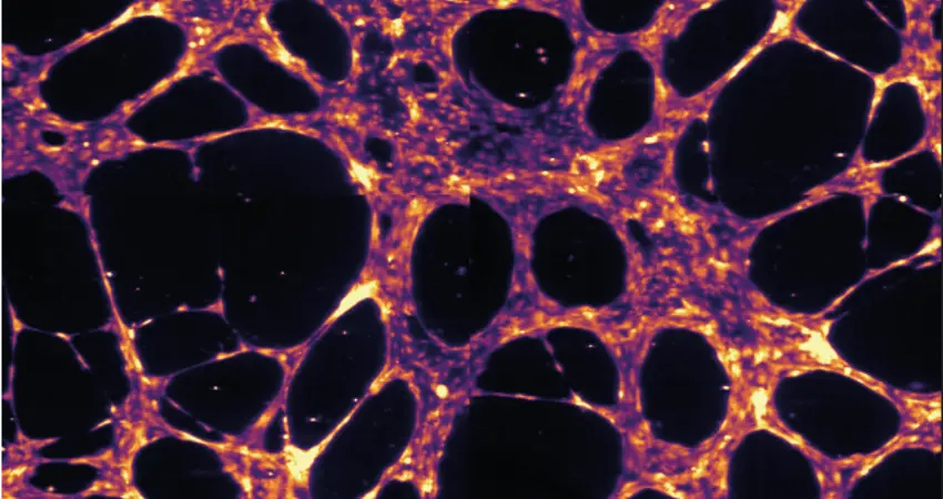 Endothelial networks single cells