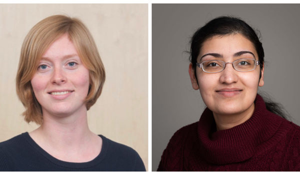 Headshots of Amanda Smyth and Suchandrima Das