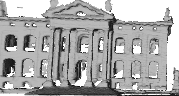 Broad street reconstructed image. 