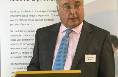 Tony Wilson speaking at an event