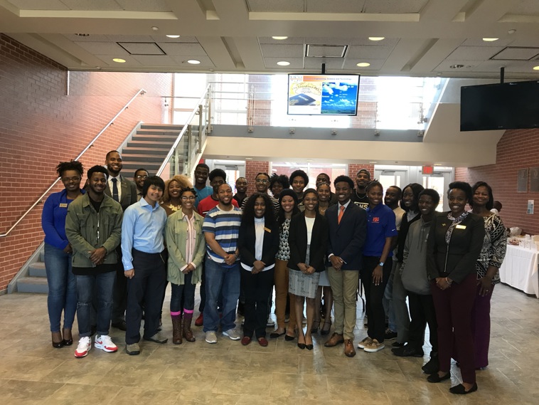 Group photo of A small-scale zone conference held at Virginia State University in Autumn 2017