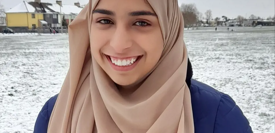 Student ambassador Farheen Muhammed