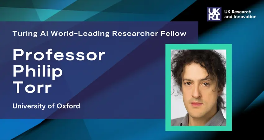 Professor Philip Torr, Turing AI World-Leading Researcher Fellow