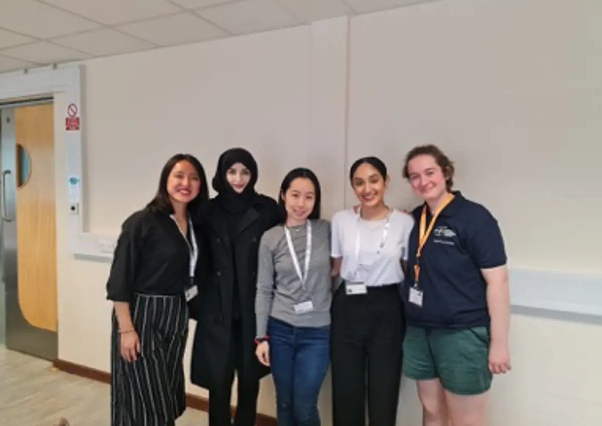 Chengying Liu with her group from the Women in Engineering network