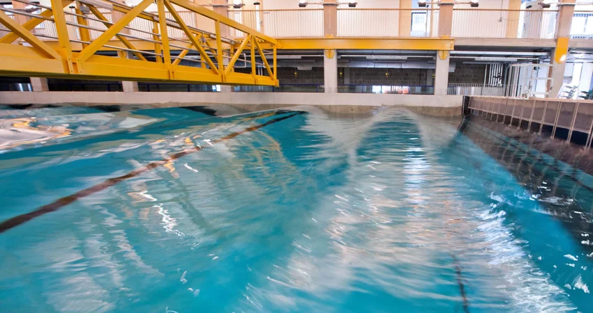 The Ocean Basin At The University Of Plymouth Will Be Used To Test Devices Created During The Flexwave Project 