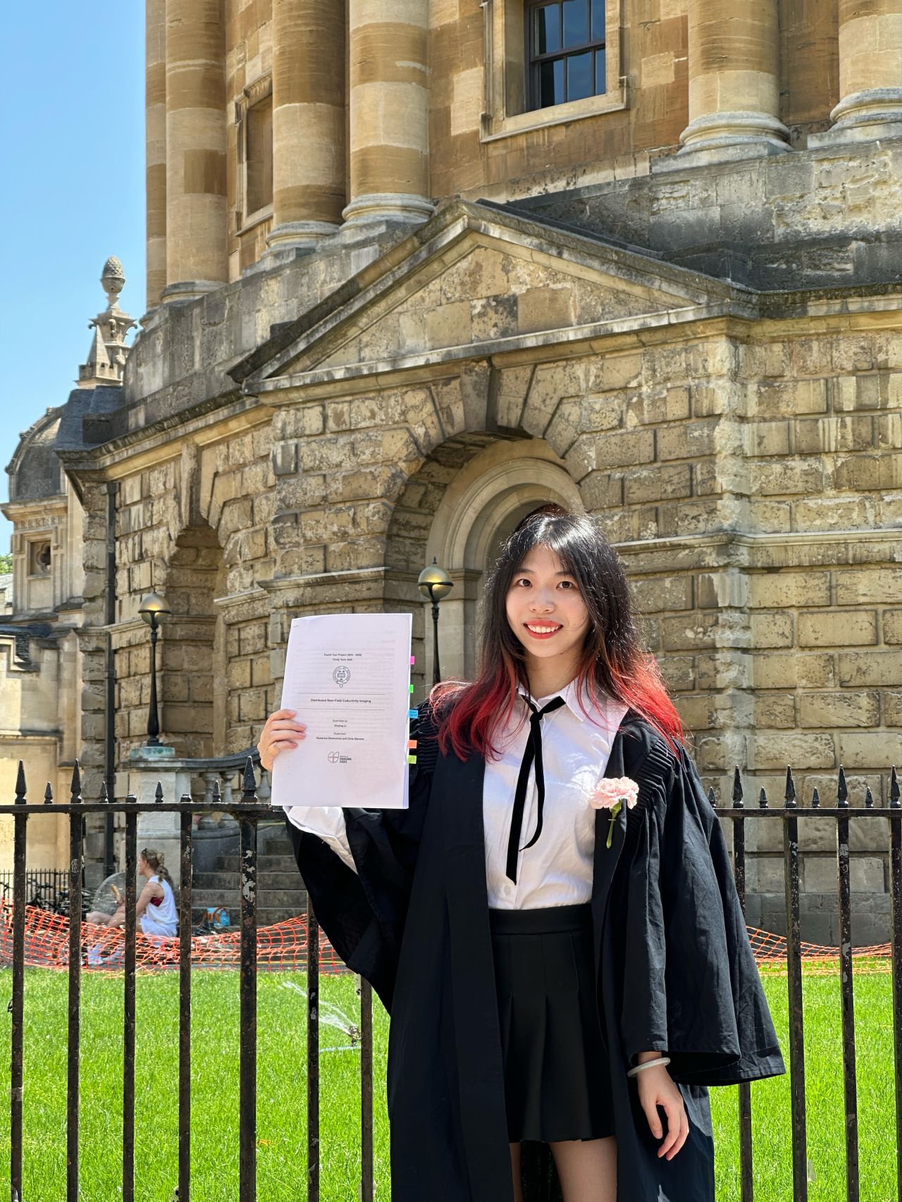 Xinying Li graduating